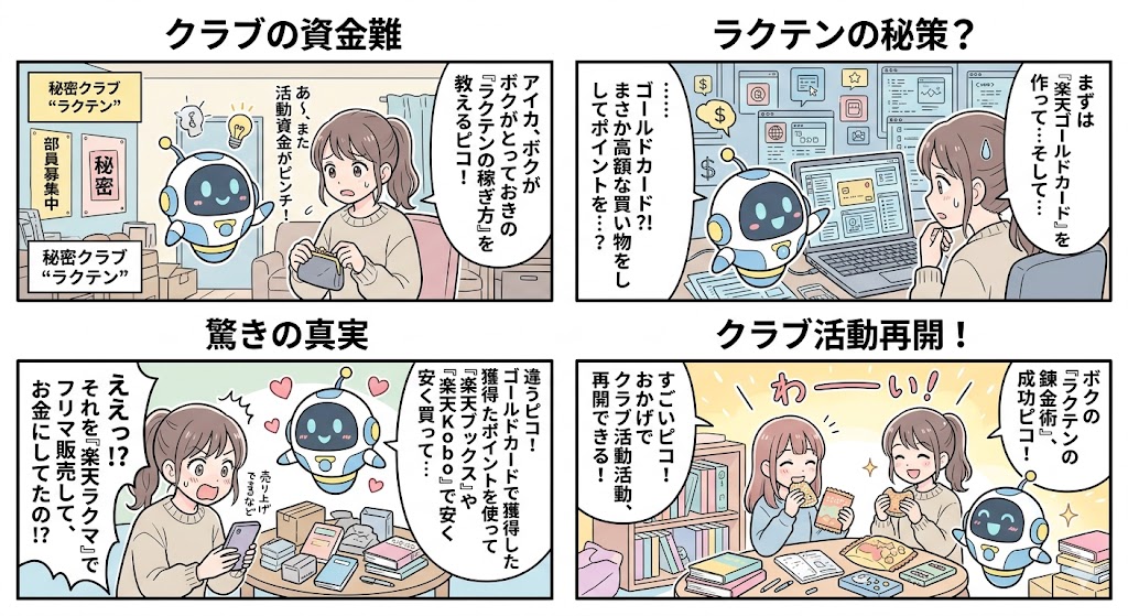 密会費を稼ぐ楽天裏技