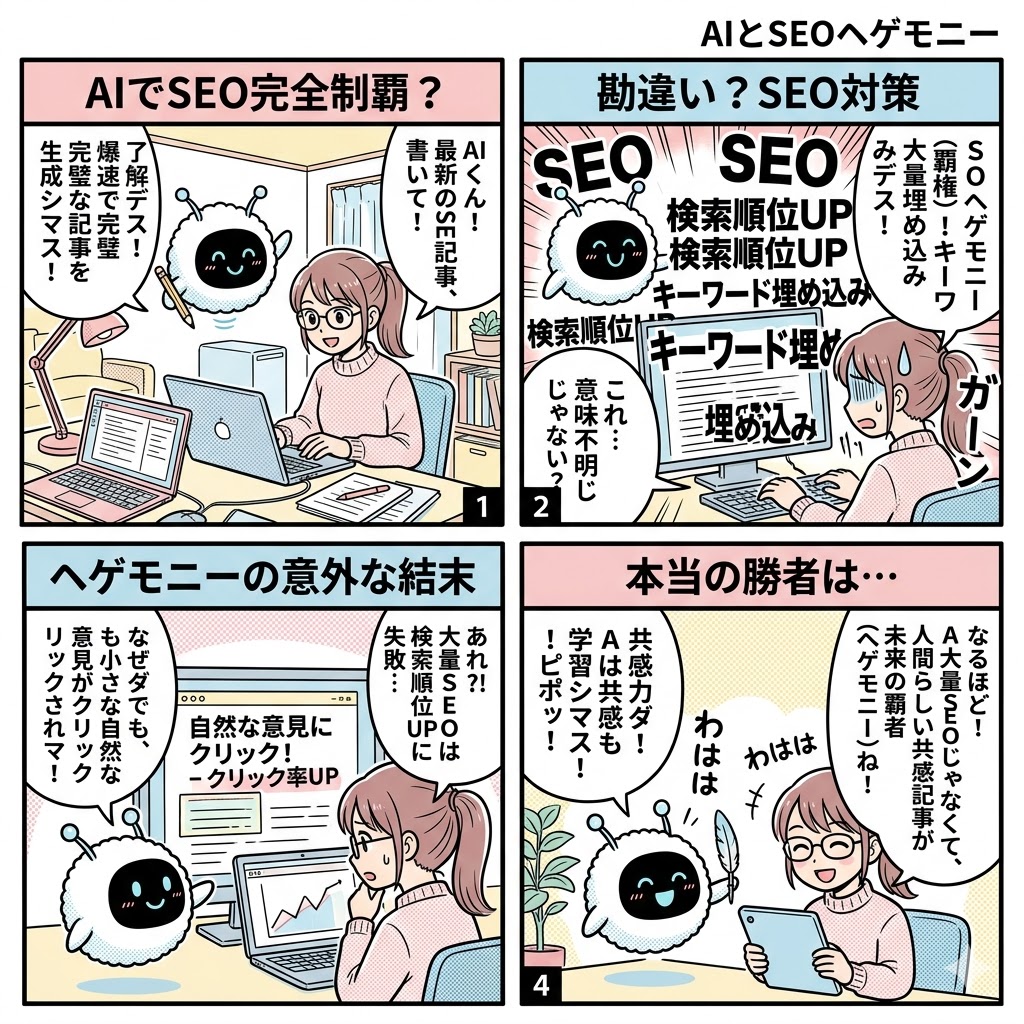 AI執筆：SEO覇権の行方