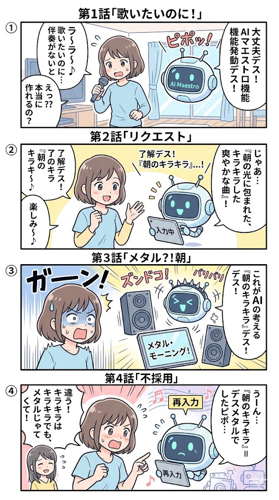 歌声活かすAI伴奏：プロンプトの粋