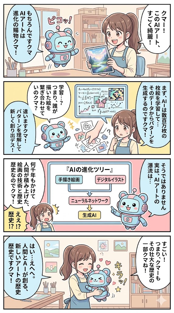 AIアートの系譜:創る作法