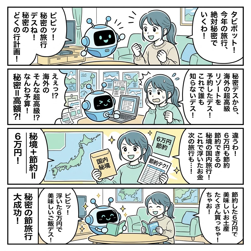 バレない旅、6万得ワザ