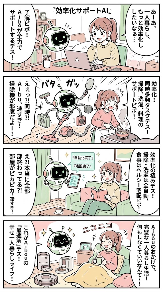 効率最大化：独居の道具論
