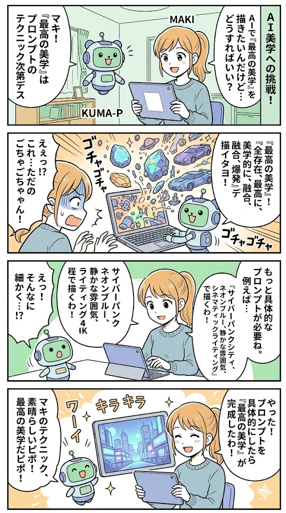 AI美学の真髄：プロンプト術