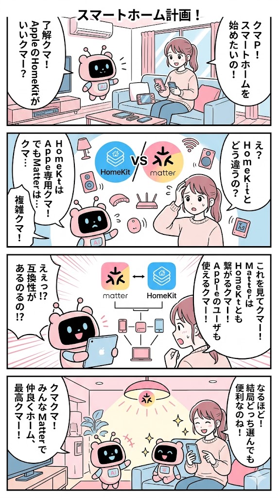 未来の鍵：HomeKitかMatterか
