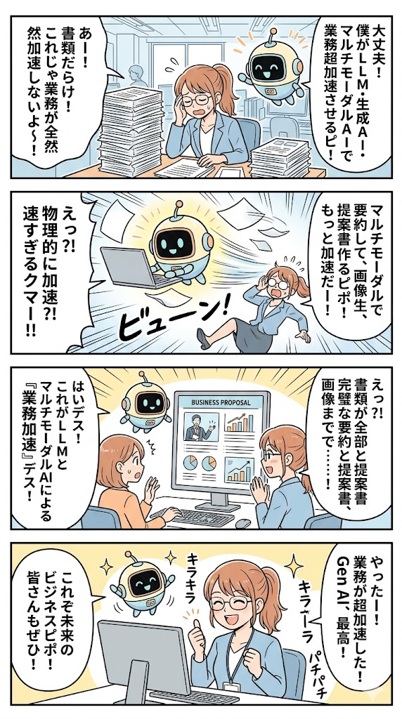 深掘り調査】生成AI・LLM・マルチモーダルAIの全て！ビジネスを加速する最先端技術