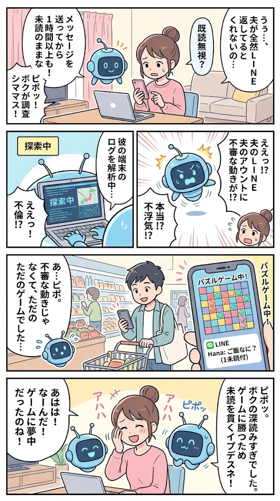 単身赴任夫LINE、既読放置の深層心理