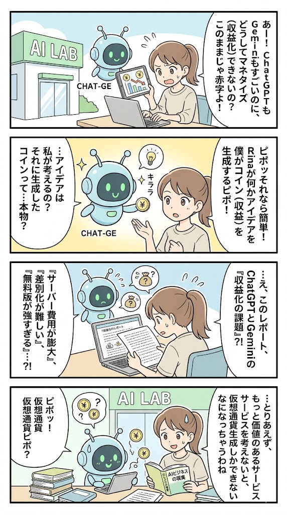 ChatGPTとGemini：稼ぎの隘路