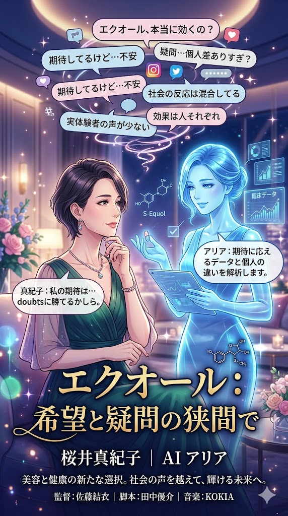 エクオール、本当に効くの？SNSで見かけた「期待と疑念」を深掘りしてみた