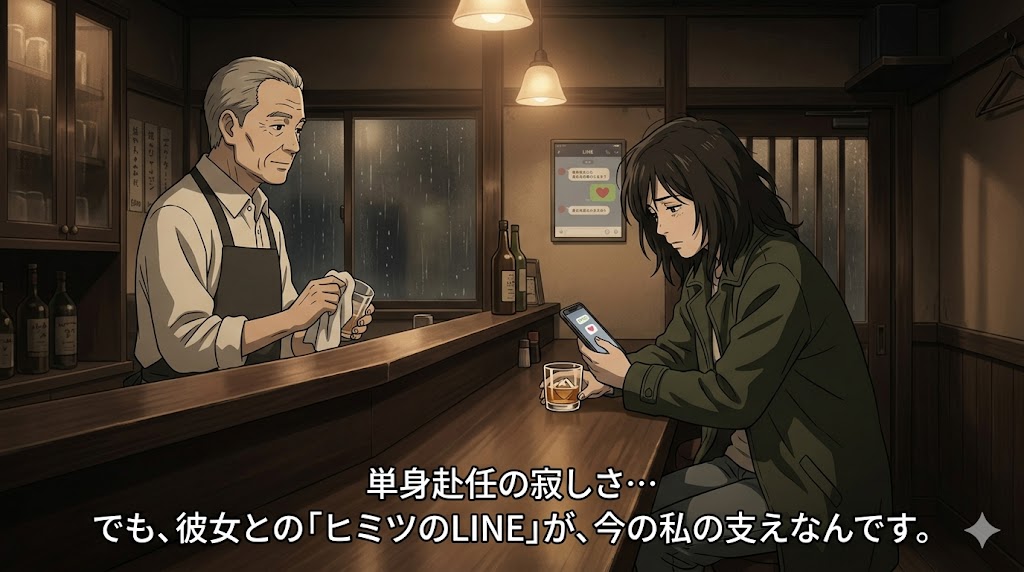 単身赴任夫の孤独：妻LINE裏技