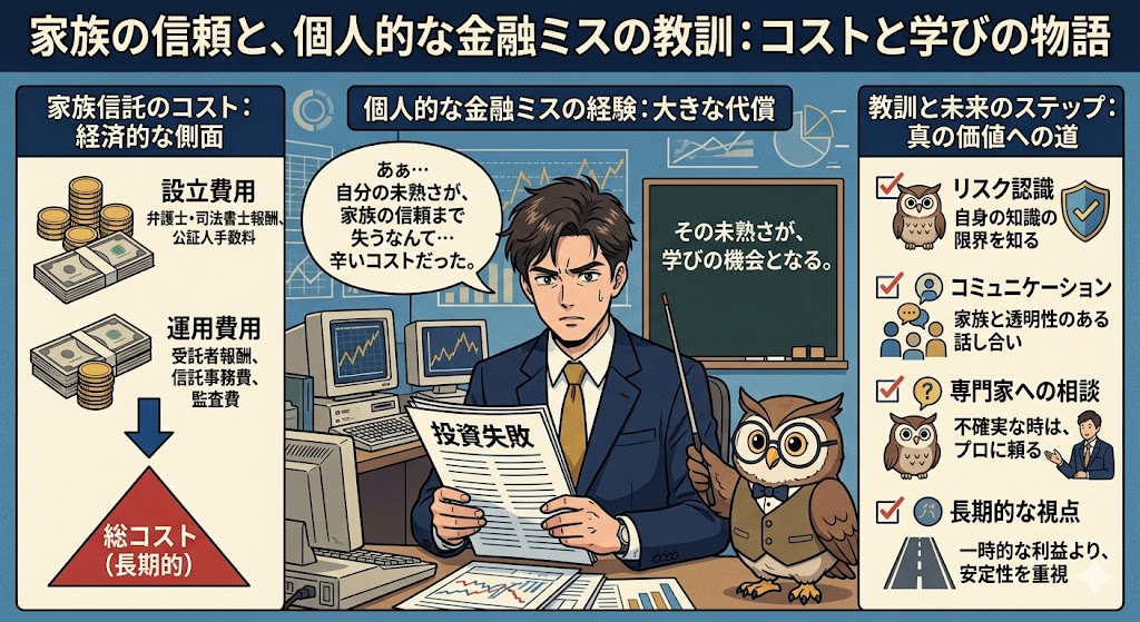 家族信託、費用で迷うあなたへ。私の「失敗談」から学んだこと