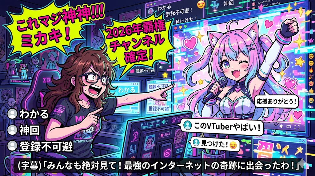ガチ推し！神Ch見つけた