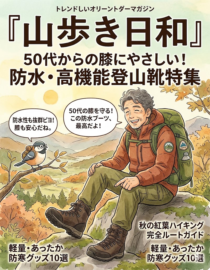 膝労る防水登山靴：50代深掘り