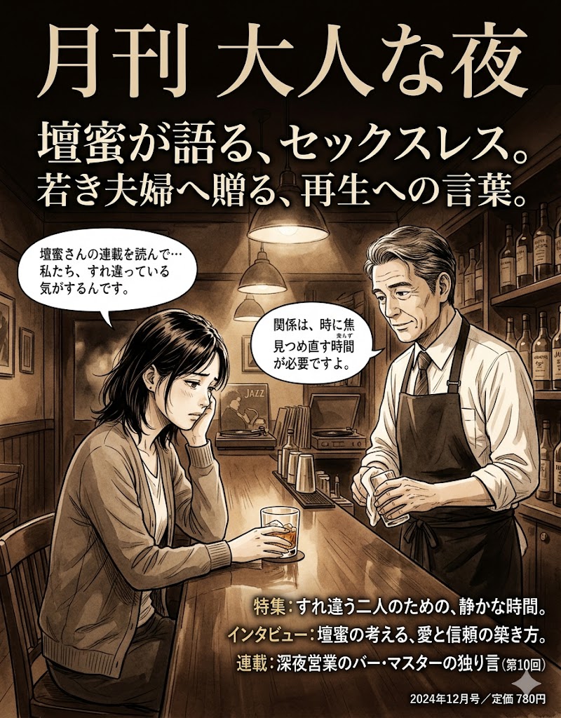壇蜜が29歳夫婦のセックスレスに切り込む！結婚3年目悩みを解消する深掘り調査