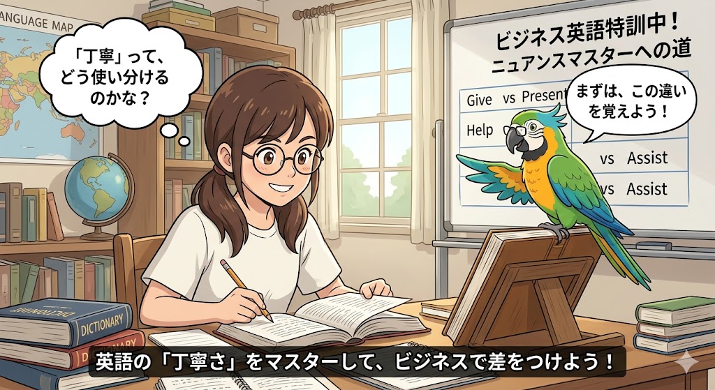 ビジネス英単語の丁寧な使い分け