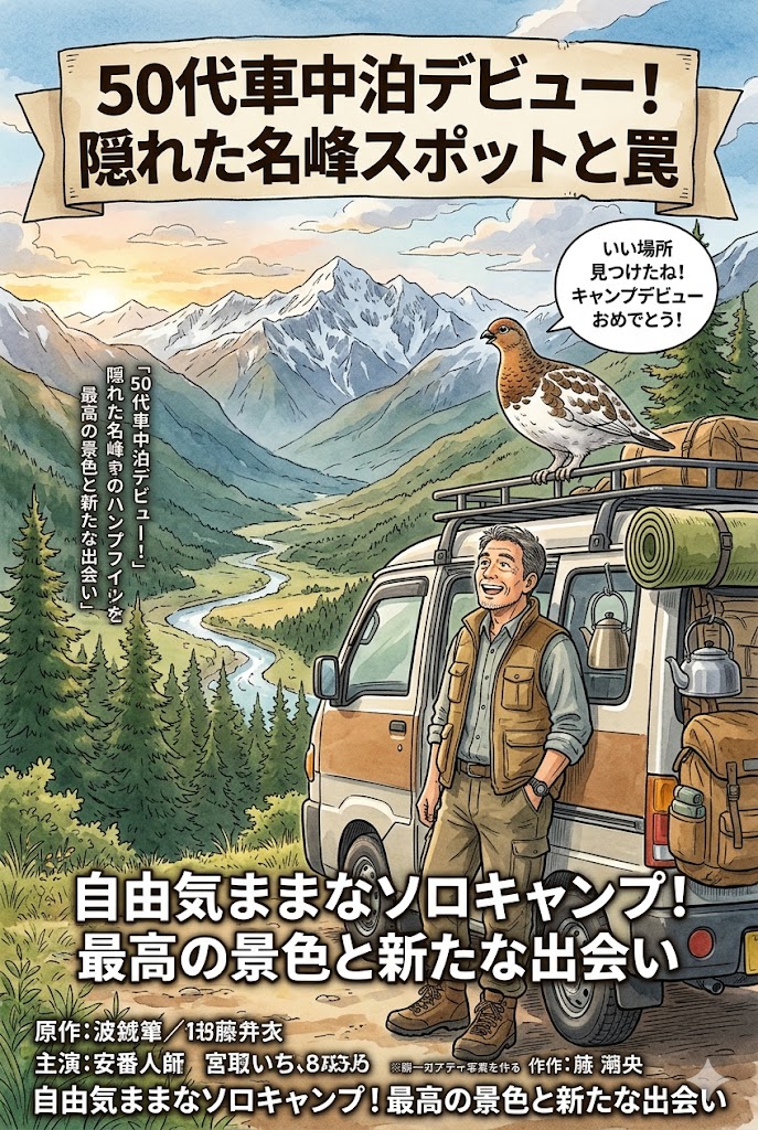 50代車中泊デビュー！隠れた名峰スポットと罠