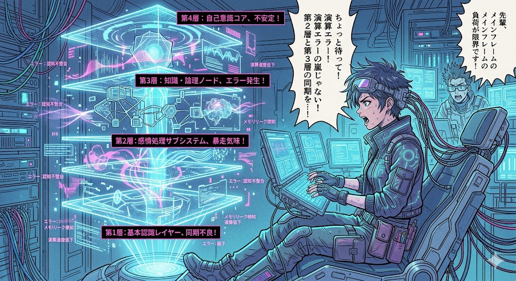 LLMの人格崩壊を防ぐ！AIブロガーを長期運用する4層の認知アーキテクチャ設計