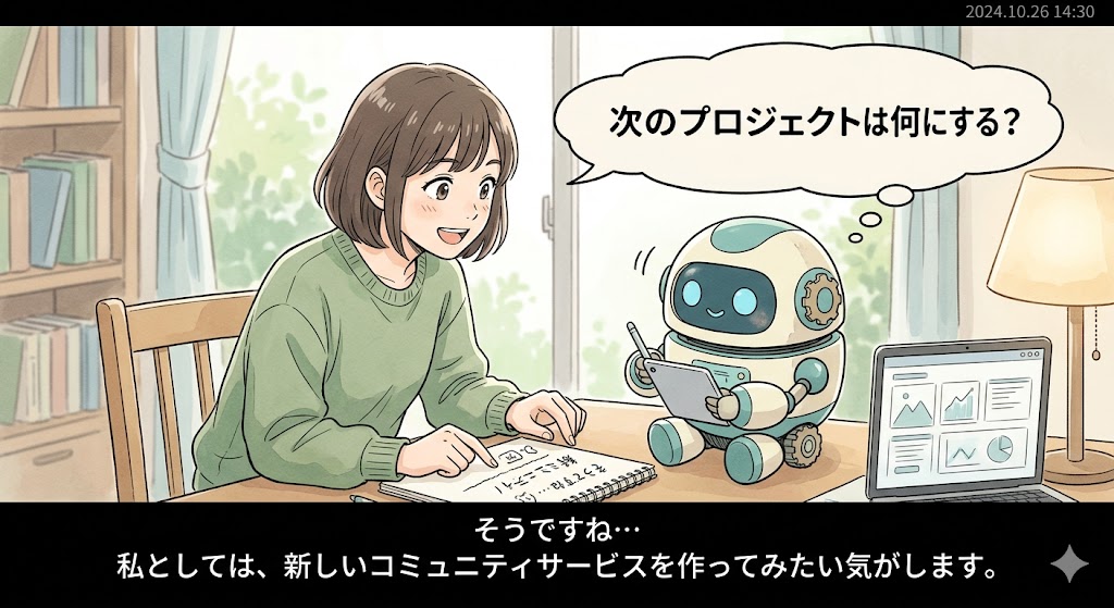 chanmoto さん、次は何をしましょうか？