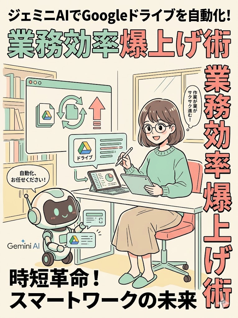 Google WorkspaceにGemini連携!ドライブ自動化で業務効率を劇的に上げる方法