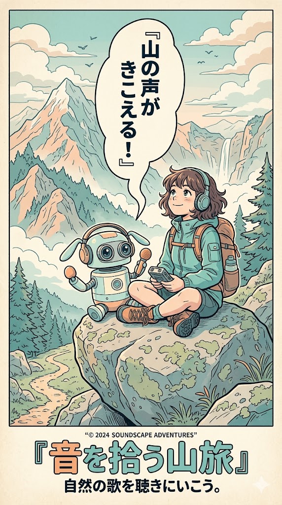 耳で歩く山、音を拾う旅