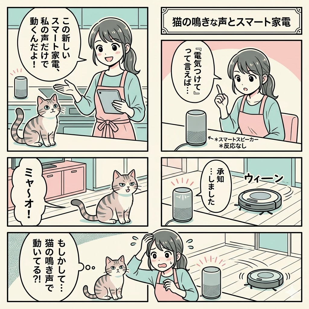 猫の鳴き声で動くIoTのバグと認知心理学