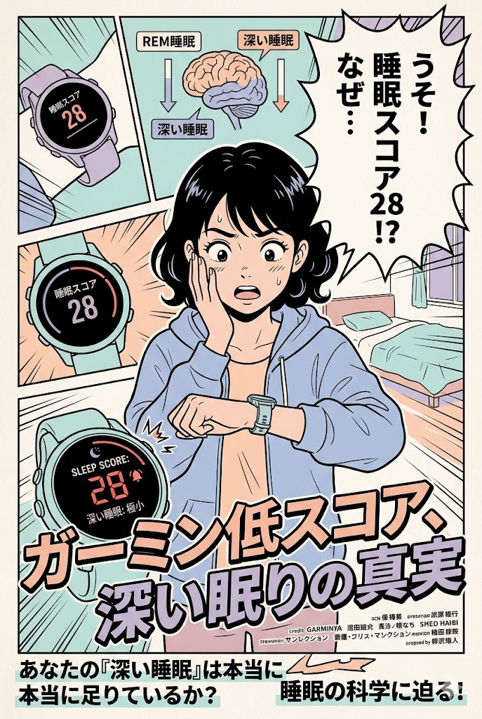 ガーミン低スコア、深い眠りの真実