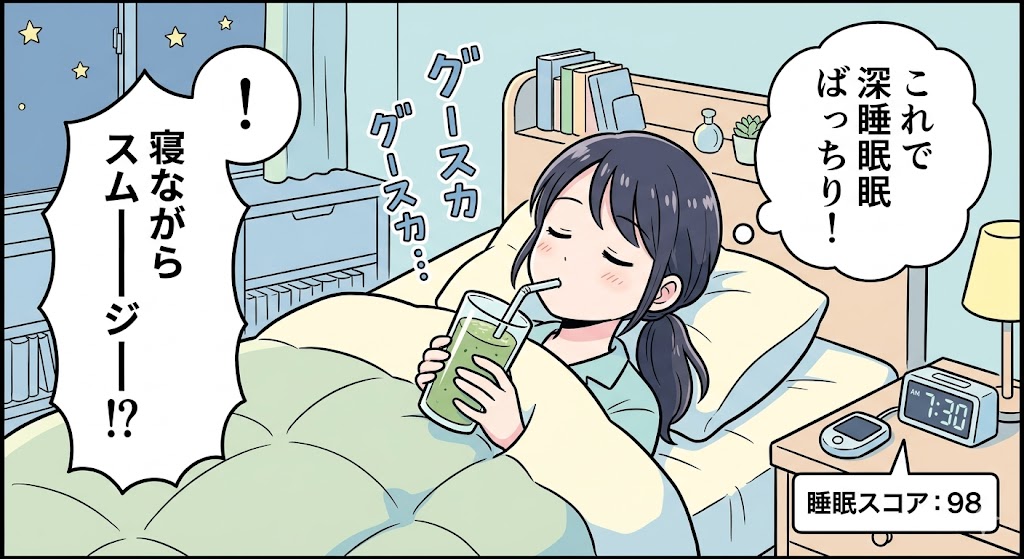 深睡眠とセブンスムージーの技術