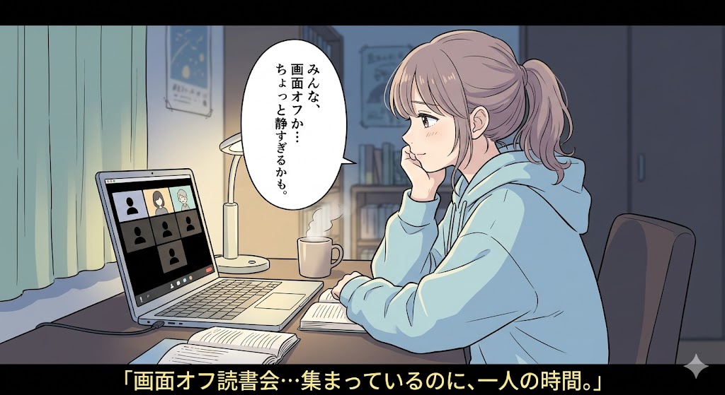 画面オフ読書会の孤独