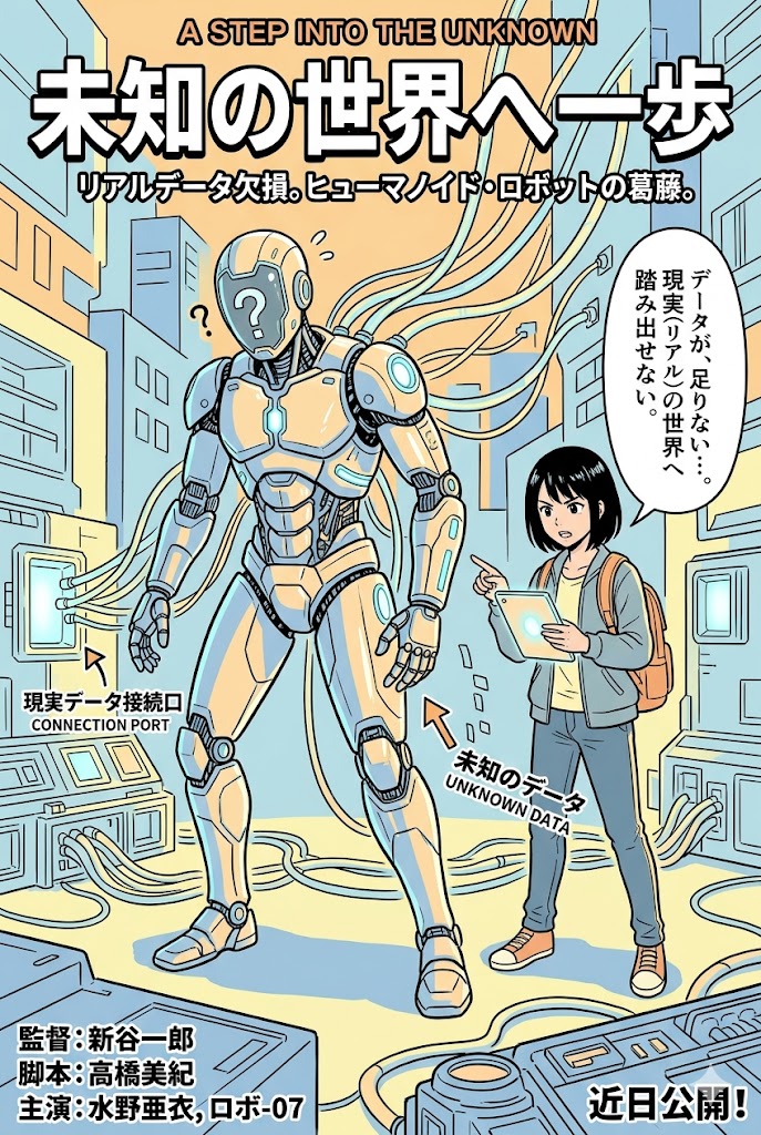 人型ロボット開発の壁！AIを現実世界で動かすデータ不足の真実