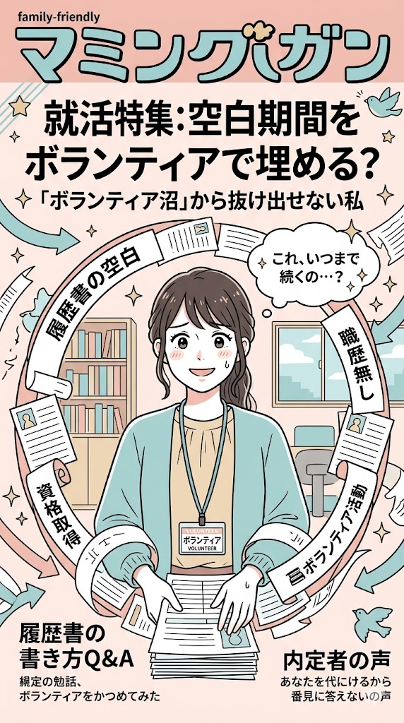 ブランクをボランティアで埋める履歴書の罠