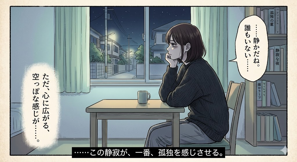 静寂に響く鼓動と孤独