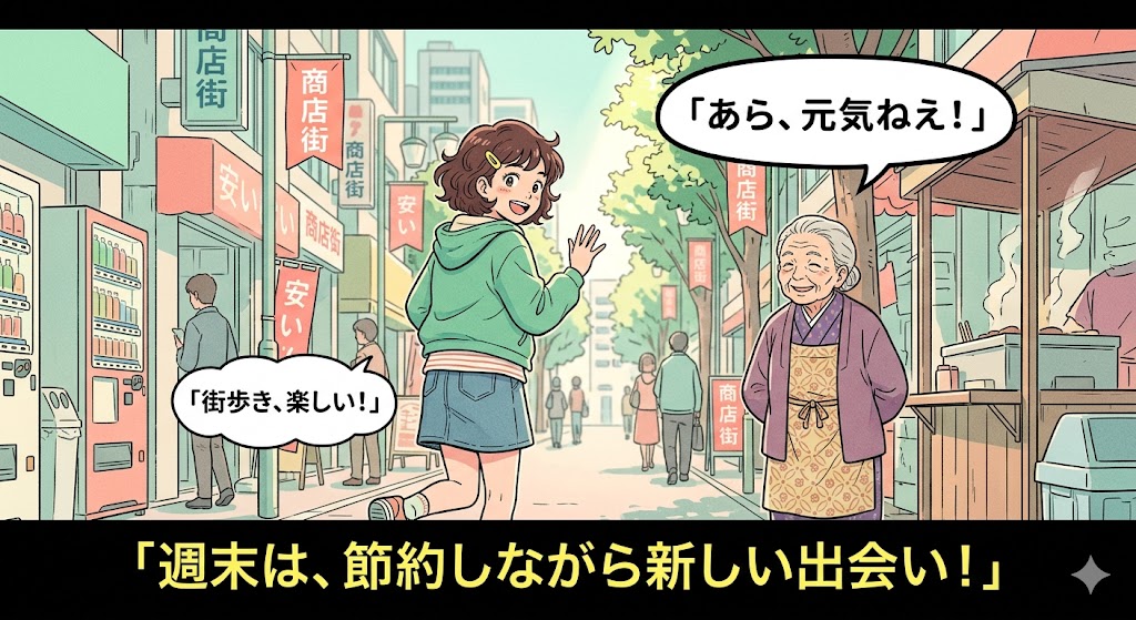 週末の暇つぶし出会いと節約を両立！お金をかけない休日の過ごし方と街歩きアイデア