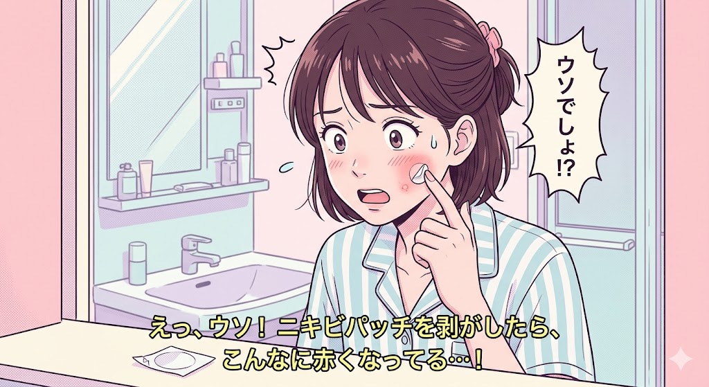 シミ消し絆創膏の誤算翌日の赤みケア