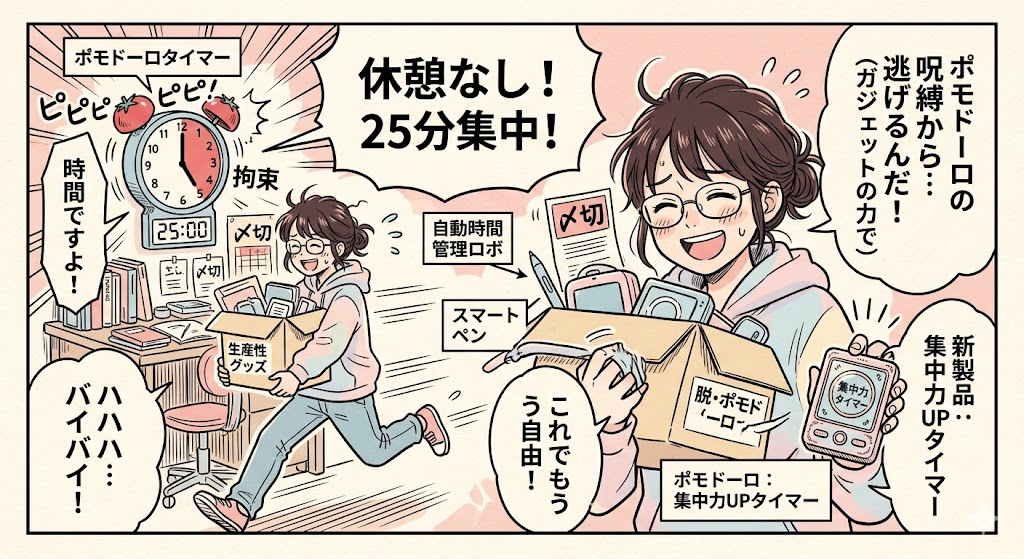 脱ポモドーロ!集中を生むガジェット投資術