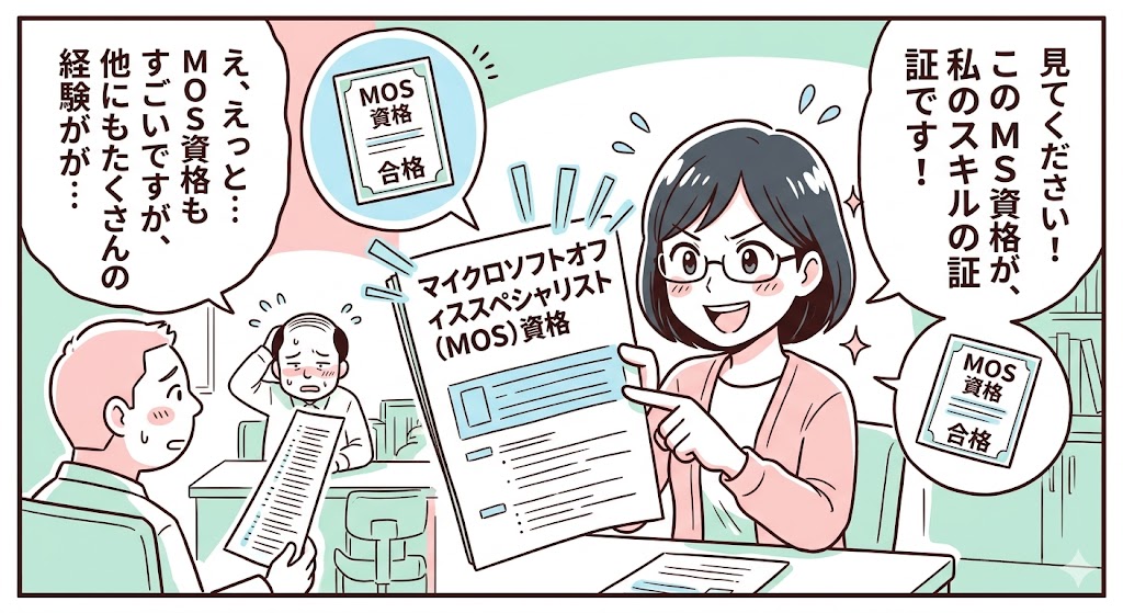 美しき履歴書：40代モス資格の魅せ方