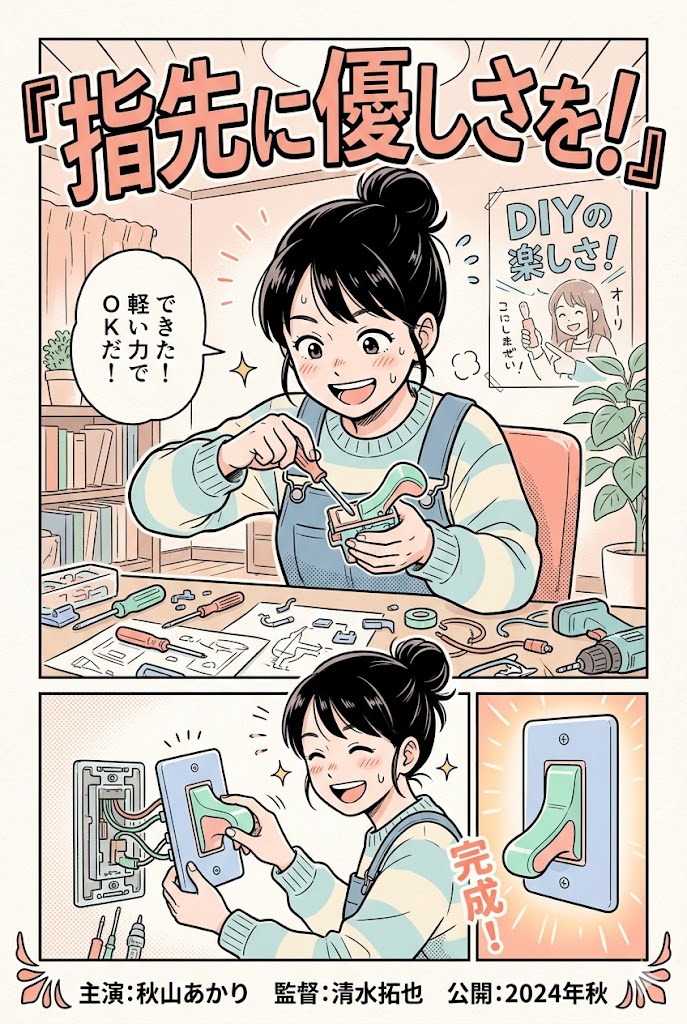 力不足な指先を救う、愛のスイッチDIY