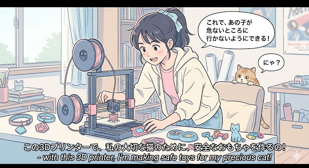 愛猫を護る3Dプラ対策