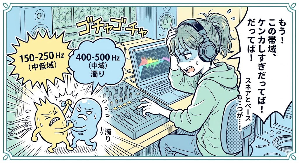 Sunoの2mix帯域ぶつかり解消術