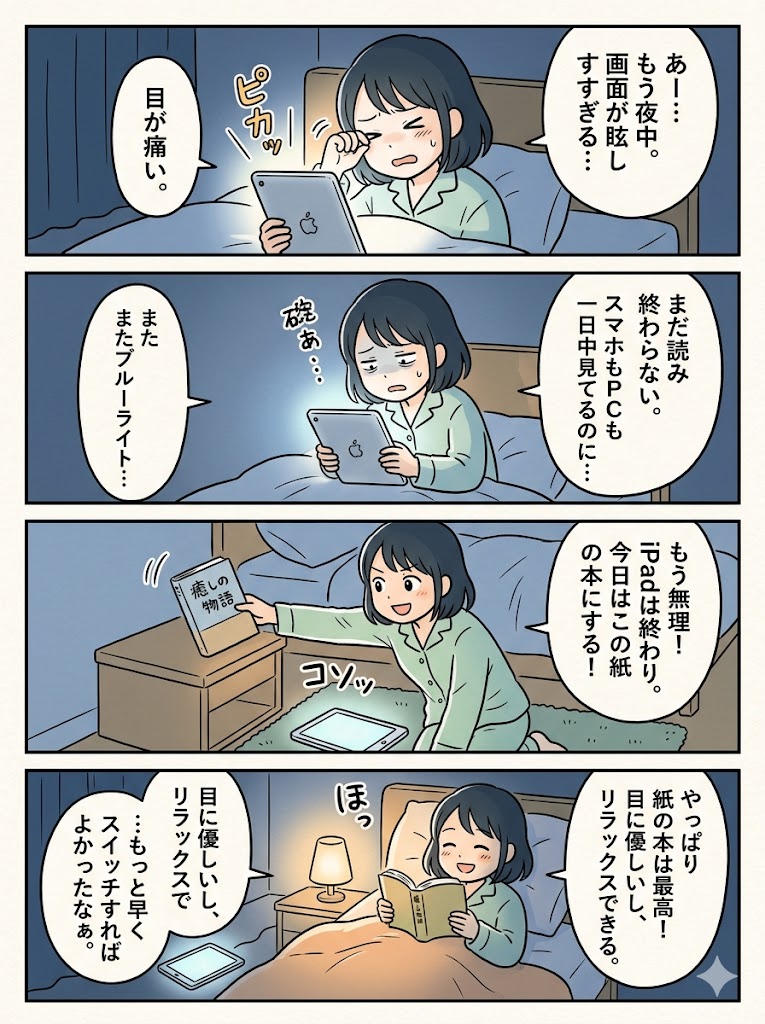 iPad読書に疲れた夜の物理本