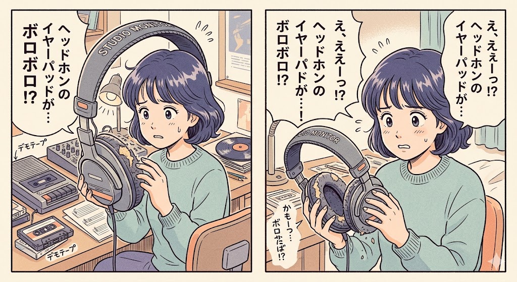 モニターヘッドホン密度の罠！経年劣化で激変