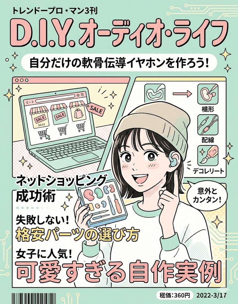 軟骨伝導の痛みに自作イヤーピース！楽天セール攻略法