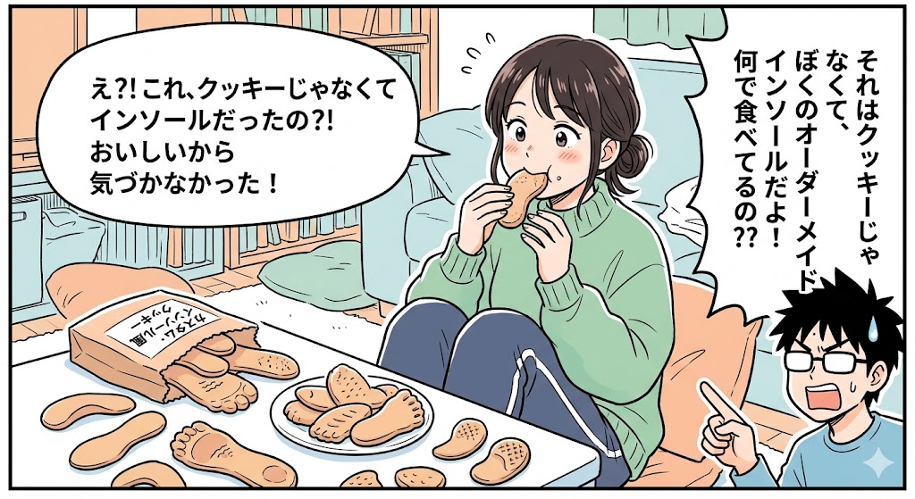 小指痛」は過去の味！足型インソール食べ比べ