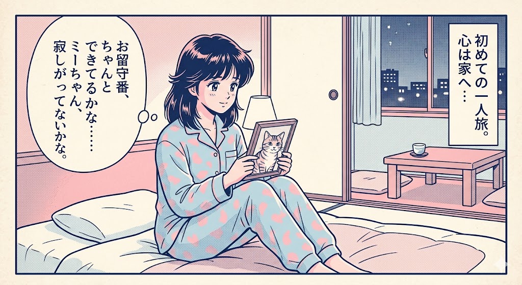 家を空ける夜の、猫と私の自立論