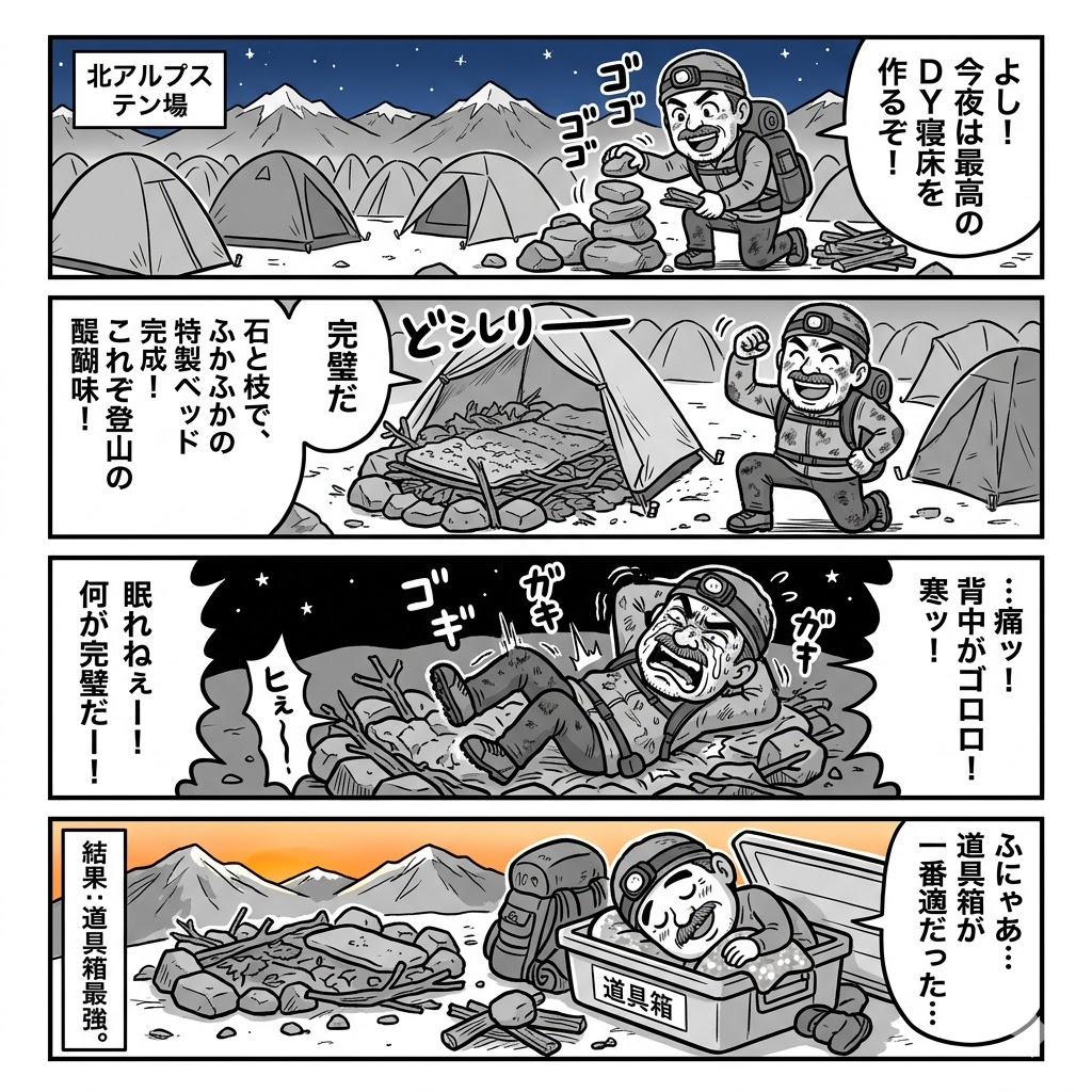 50代山屋の熟睡ベッドDIY設計