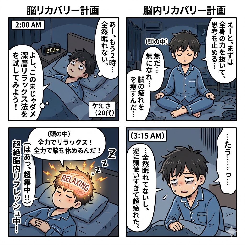早朝2時、脳を沈める超回復術