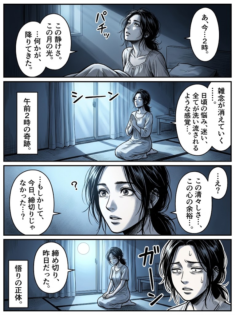 朝2時起き、光の粒で整える