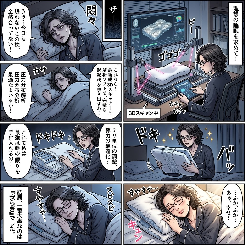 枕を3D造形で数値化する夜