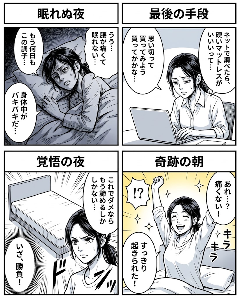 腰痛を殺す硬質マットレス攻略