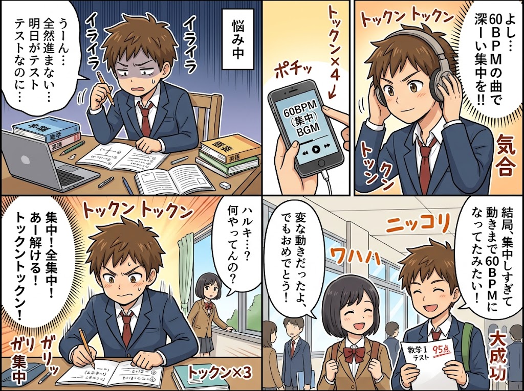 深層集中へ導く60BPM