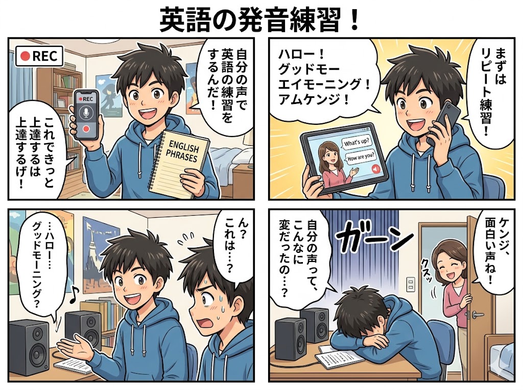 自分の声で英語漬け！