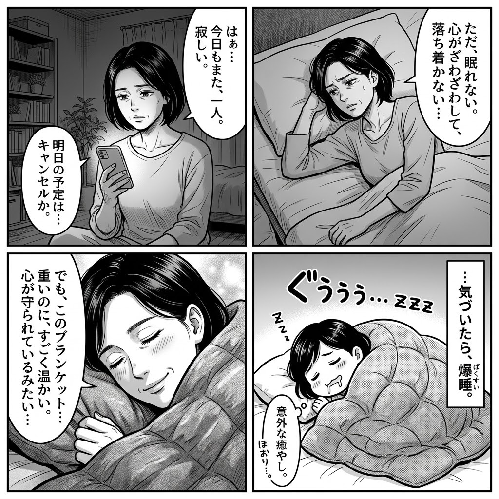 重力布団で孤独を抱きしめる